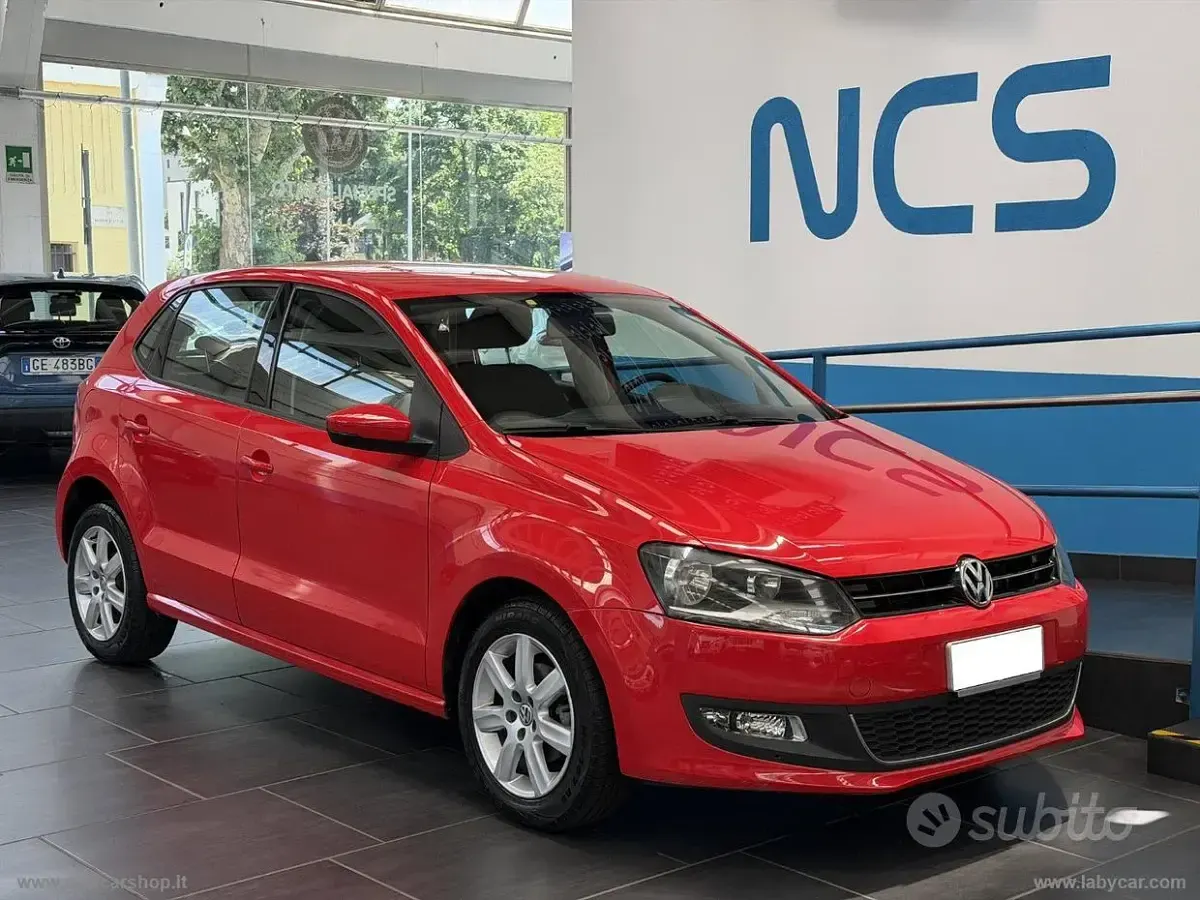 Usata VW Polo Highline 105 CV (77 kW) 2011 Rosso Utilitaria