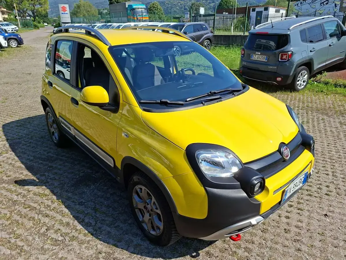 Usata Fiat Panda Cross Cross 95 CV (69 kW) 2017 Giallo Utilitaria