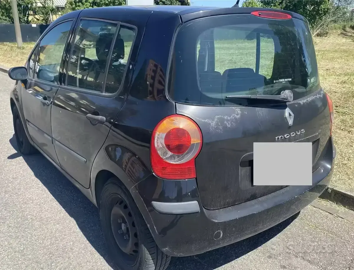 Usata Renault Modus 2005 Nero Monovolume