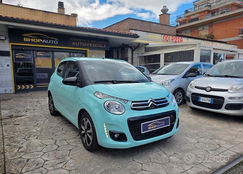 Usata Citroën C1 Shine 69 CV (50 kW) 2018 Verde Utilitaria