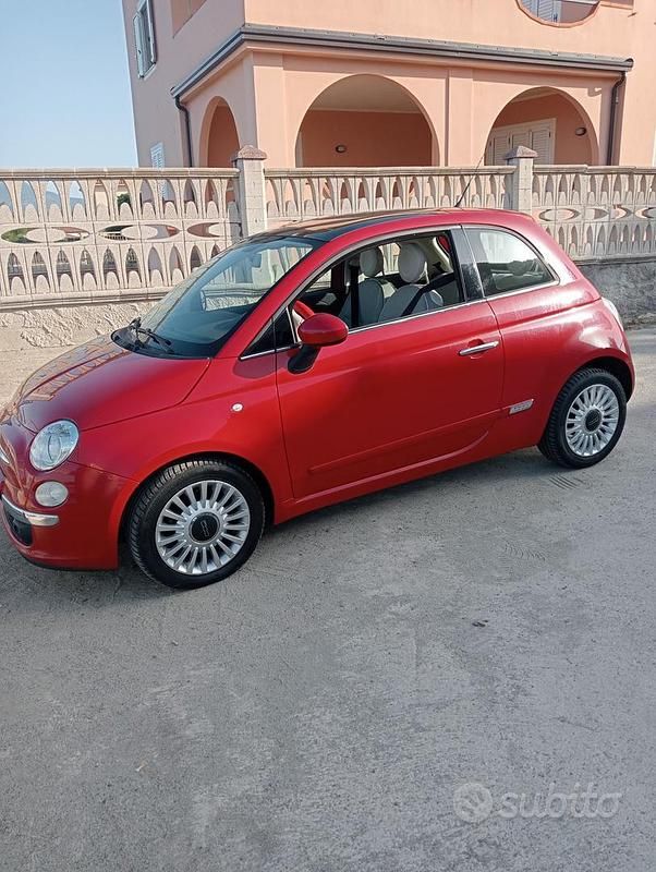 Usata Fiat 500 69 CV (50 kW) 2010 Rosso