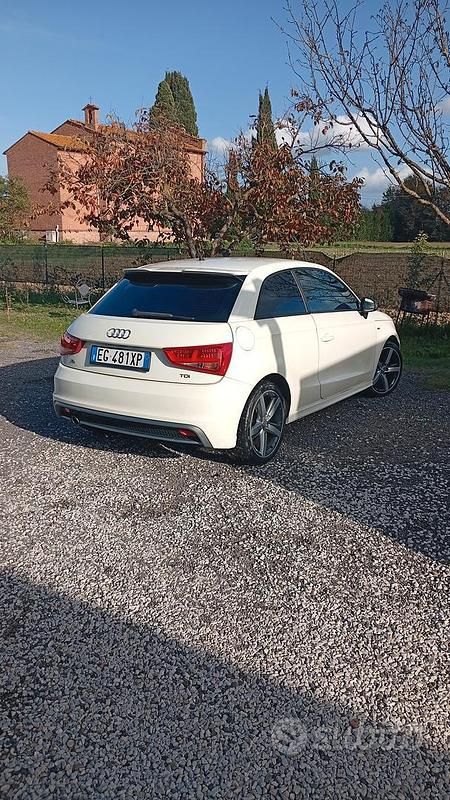 Usata Audi A1 S-Line 105 CV (77 kW) 2011 Bianco Utilitaria