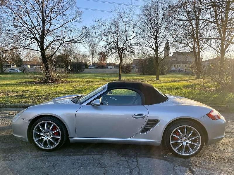 Usata Porsche Boxster 280 CV (205 kW) 2005 Argento Cabrio