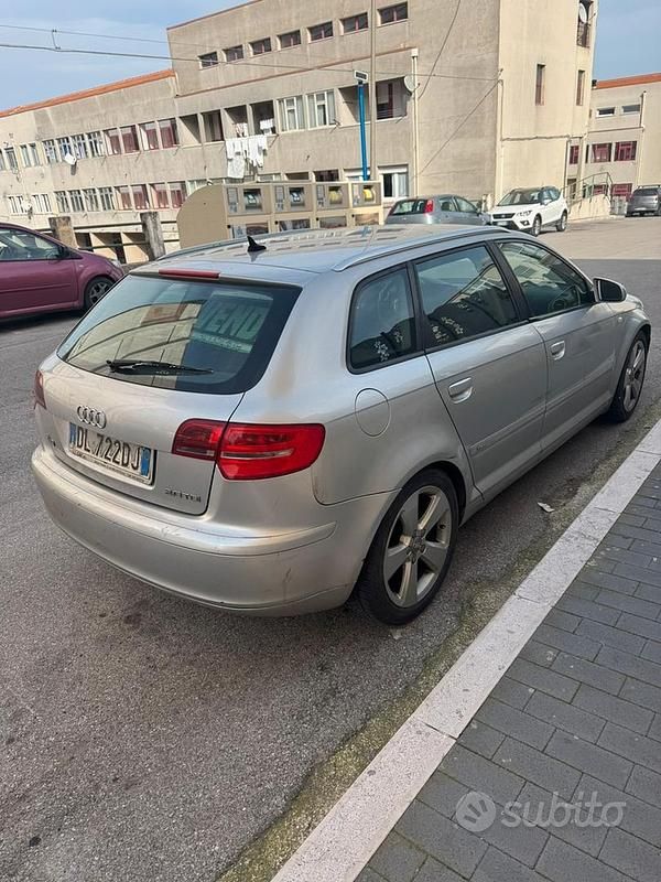Usata Audi A3 140 CV (102 kW) 2008 Grigio Utilitaria