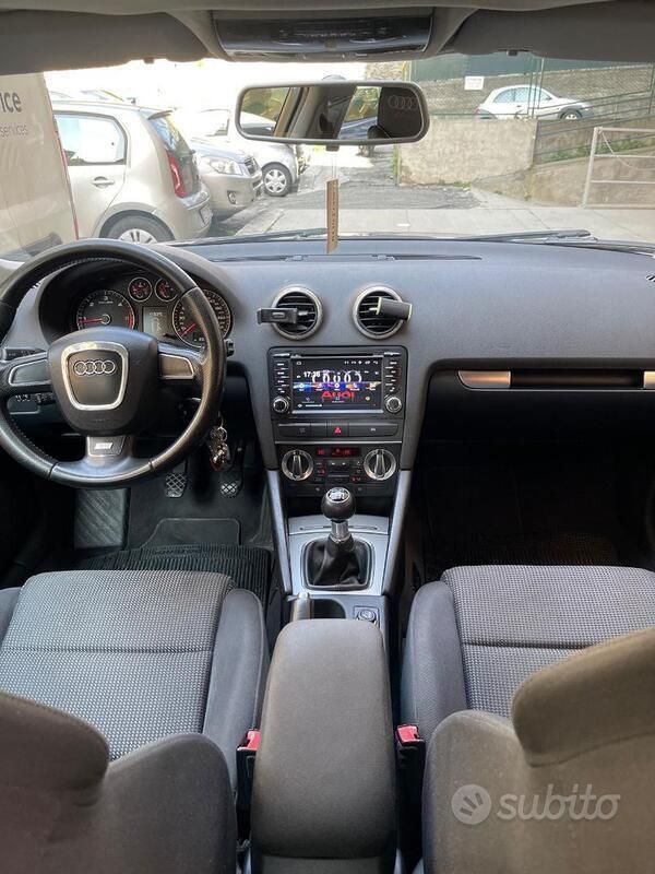 Usata Audi A3 S-Line 140 CV (102 kW) 2010 Verde Utilitaria