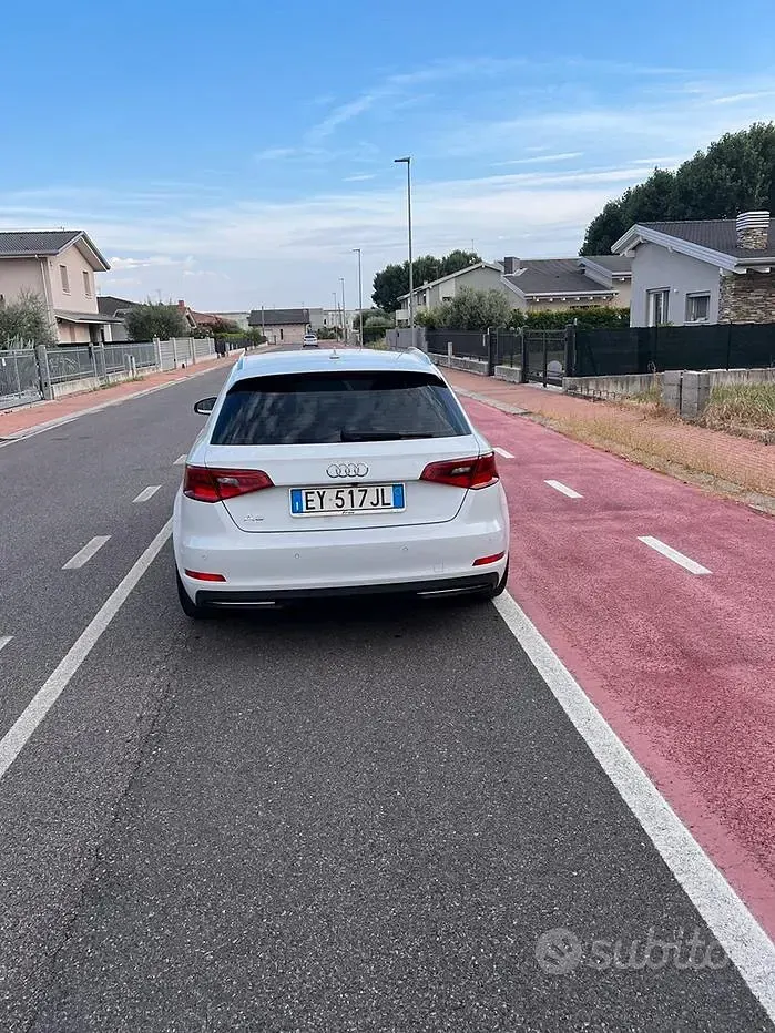 Usata Audi A3 110 CV (80 kW) 2015 Bianco Berlina