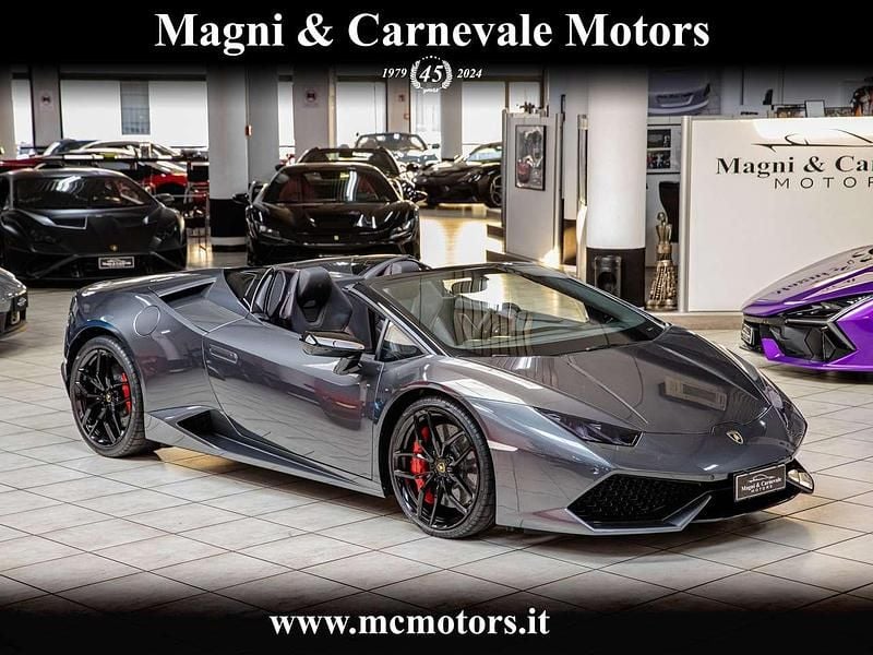 Usata Lamborghini Huracán 610 CV (448 kW) 2018 Grigio lynx Cabrio