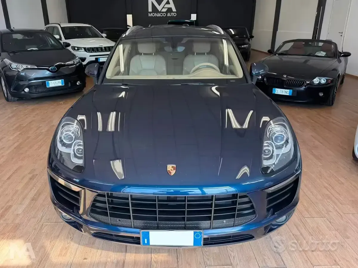 Usata Porsche Macan S 250 CV (183 kW) 2015 Blu SUV