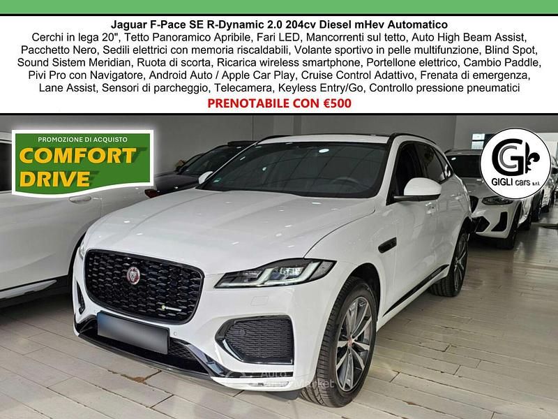 Bianco Usata 2023 Jaguar F-Pace R-Dynamic SUV | 48.900 € (Buon prezzo) - Immagine 1/4