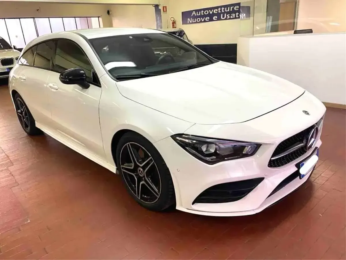 Usata Mercedes CLA200 Shooting Brake Premium 150 CV (110 kW) 2021 Bianco Station wagon