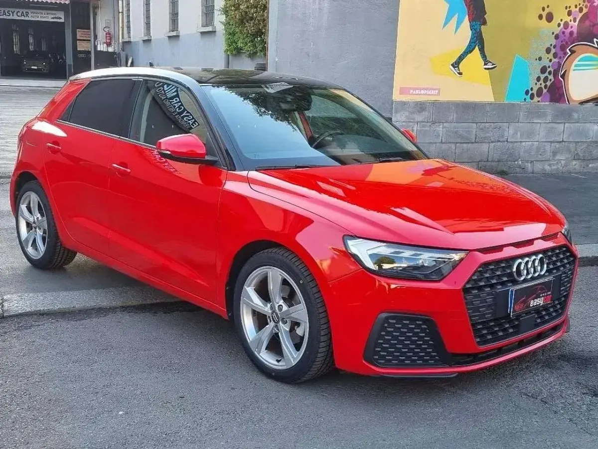 Usata Audi A1 Sportback S-Line 116 CV (85 kW) 2020 Rosso Utilitaria