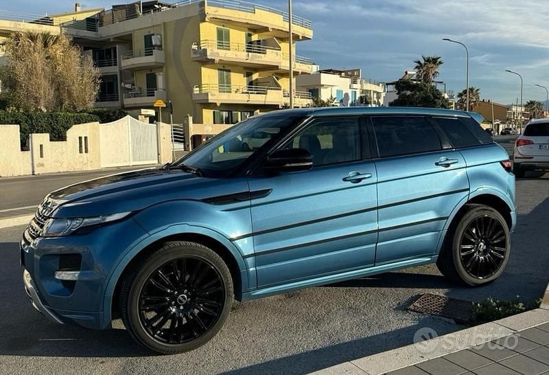 Usata Land Rover Range Rover evoque Dynamic 190 CV (139 kW) 2013 Blu SUV