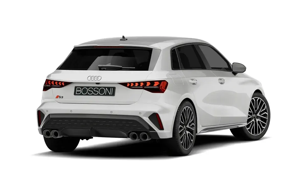 Nuova Audi S3 Design 2026 Bianco Berlina