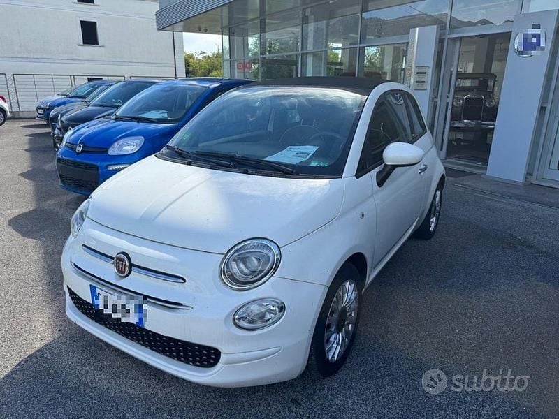 Usata Fiat 500C Dolcevita 69 CV (50 kW) 2020 Bianco Cabrio