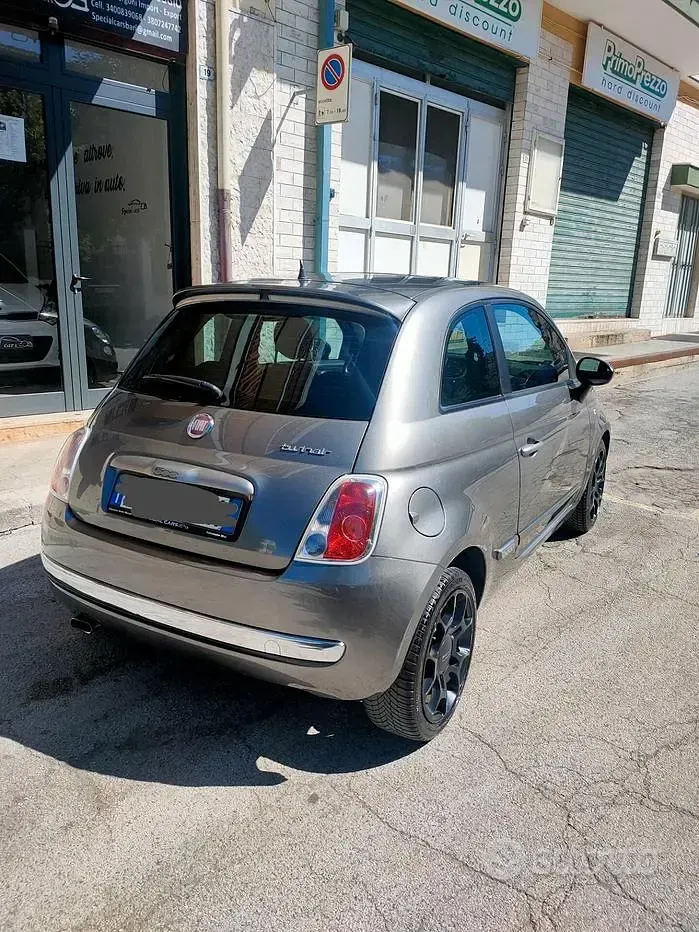 Usata Fiat 500 Lounge 86 CV (63 kW) 2012 Grigio Berlina