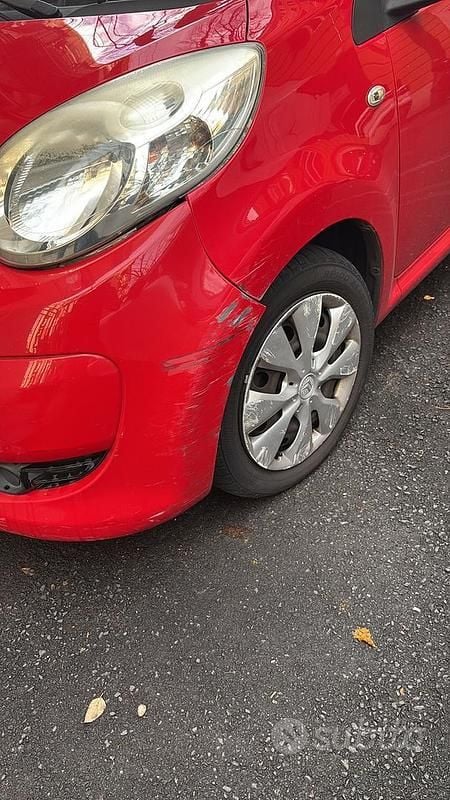 Usata Citroën C1 2009 Rosso Utilitaria
