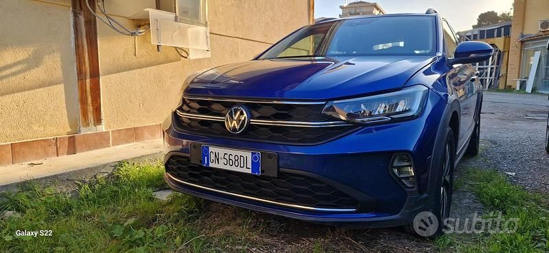 Usata VW Taigo 110 CV (80 kW) 2023 Blu SUV