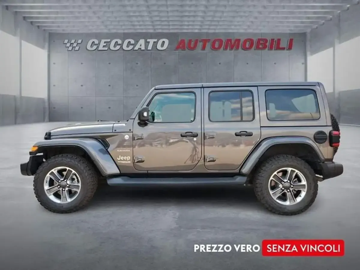 Usata Jeep Wrangler Sahara 200 CV (147 kW) 2018 Grigio SUV
