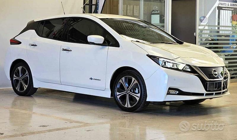 Usata Nissan Leaf Tekna 39 kW (54 CV) 2020 Bianco Utilitaria