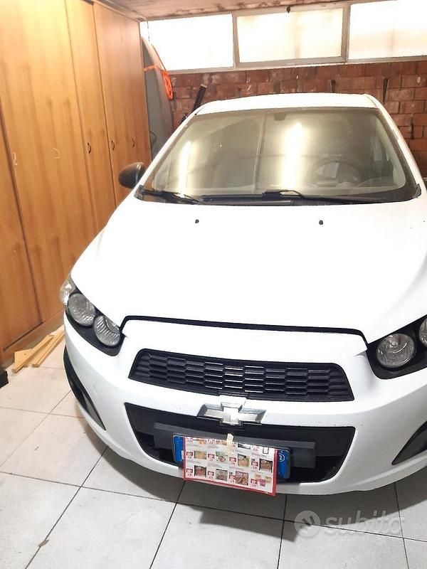 Usata Chevrolet Aveo 86 CV (63 kW) 2012 Bianco Utilitaria