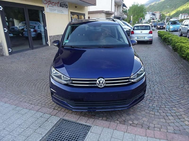 Usata VW Touran Style 150 CV (110 kW) 2018 Blu/azzurro Monovolume