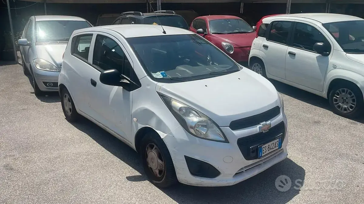 Usata Chevrolet Spark LT 65 CV (47 kW) 2013 Bianco Utilitaria
