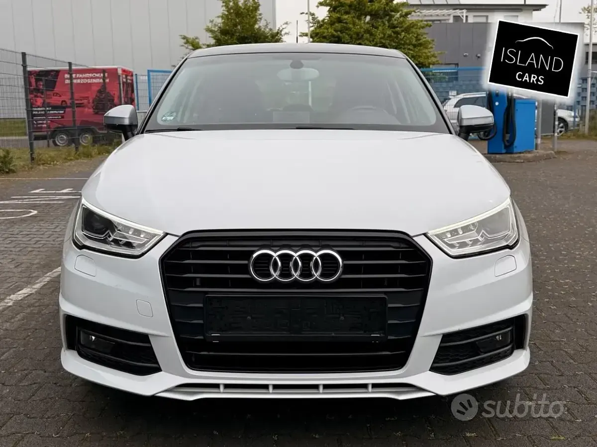 Usata Audi A1 S-Line 95 CV (69 kW) 2018 Bianco Berlina