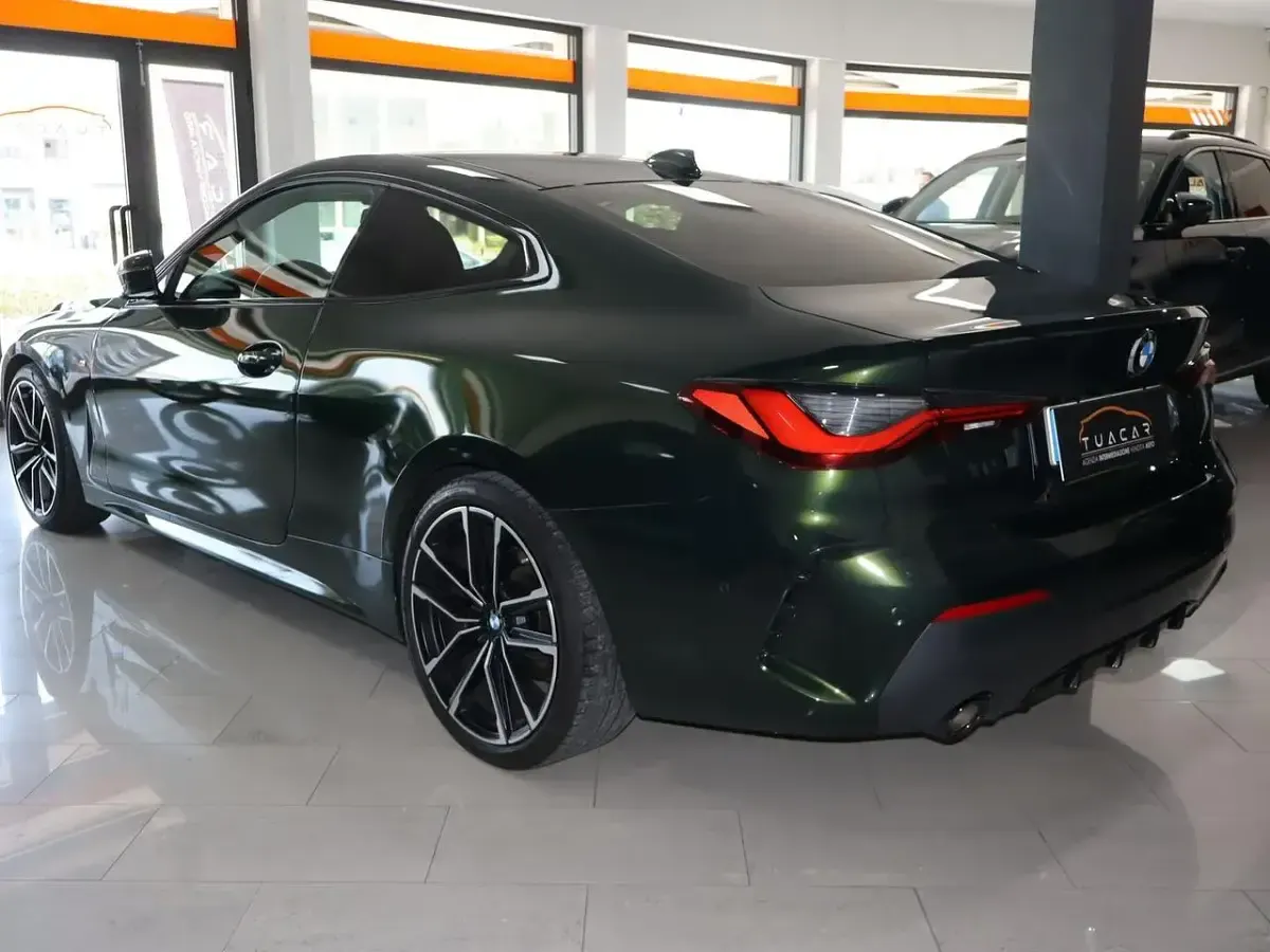 Usata BMW 420 Coupé M Sport 190 CV (139 kW) 2021 Verde Coupé