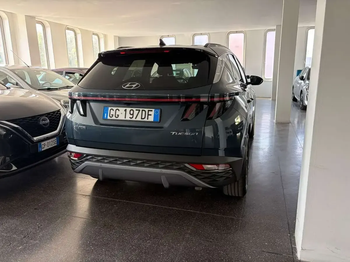 Usata Hyundai Tucson 150 CV (110 kW) 2021 Blu/azzurro SUV