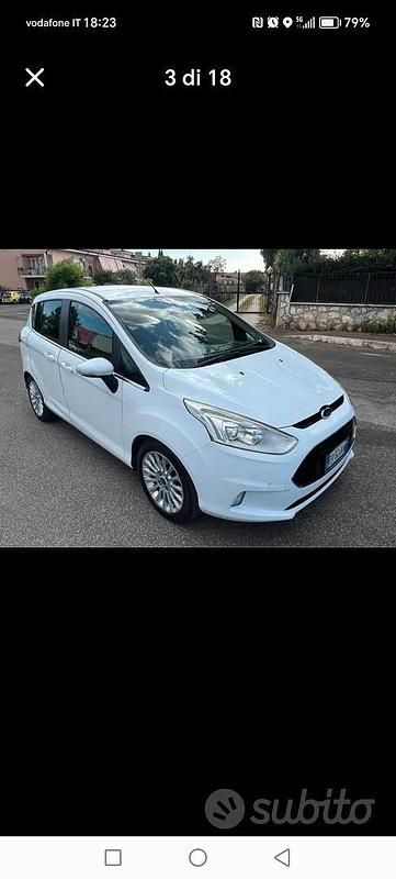 Usata Ford B-MAX 100 CV (73 kW) 2013 Bianco Monovolume
