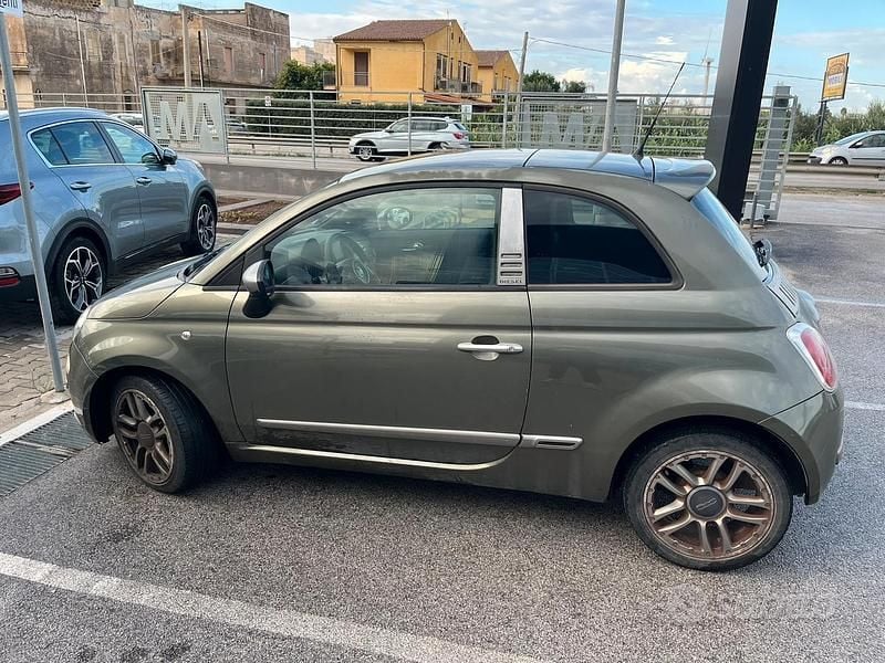 Usata Fiat 500 69 CV (50 kW) 2009 Verde Utilitaria