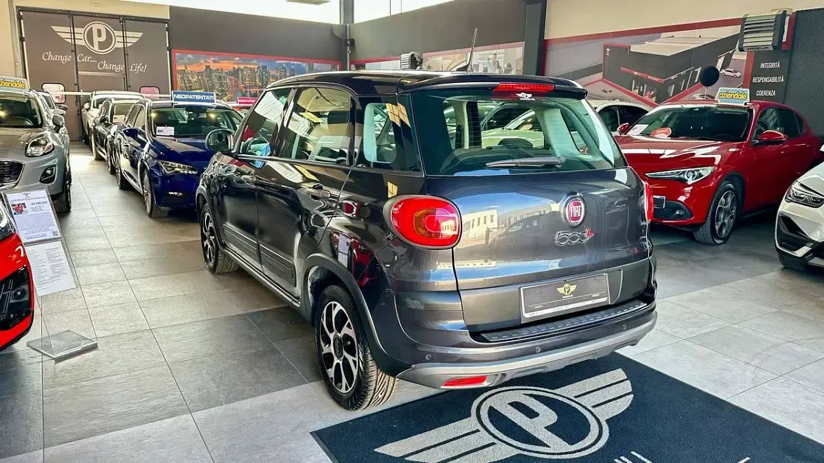 Usata Fiat 500L Cross 95 CV (69 kW) 2021 Grigio metallizzato Monovolume