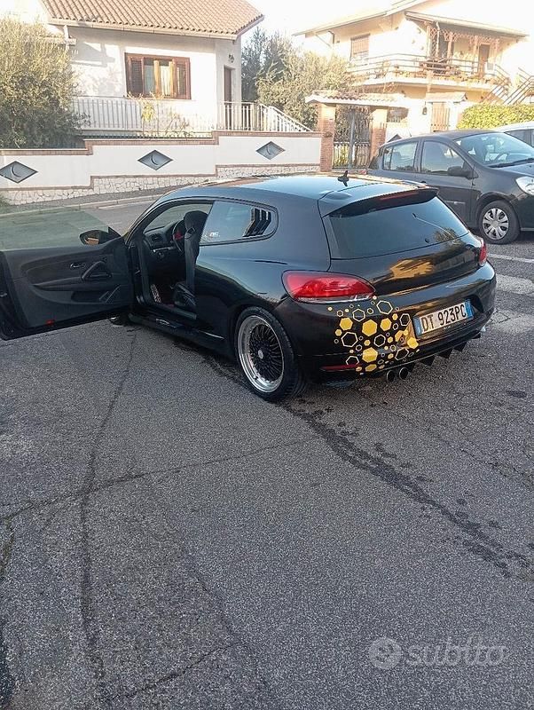 Usata VW Scirocco 160 CV (117 kW) 2008 Nero Coupé