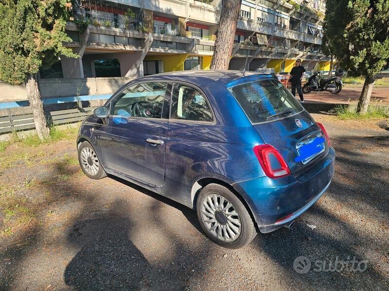 Usata Fiat 500 69 CV (50 kW) 2018 Blu Utilitaria