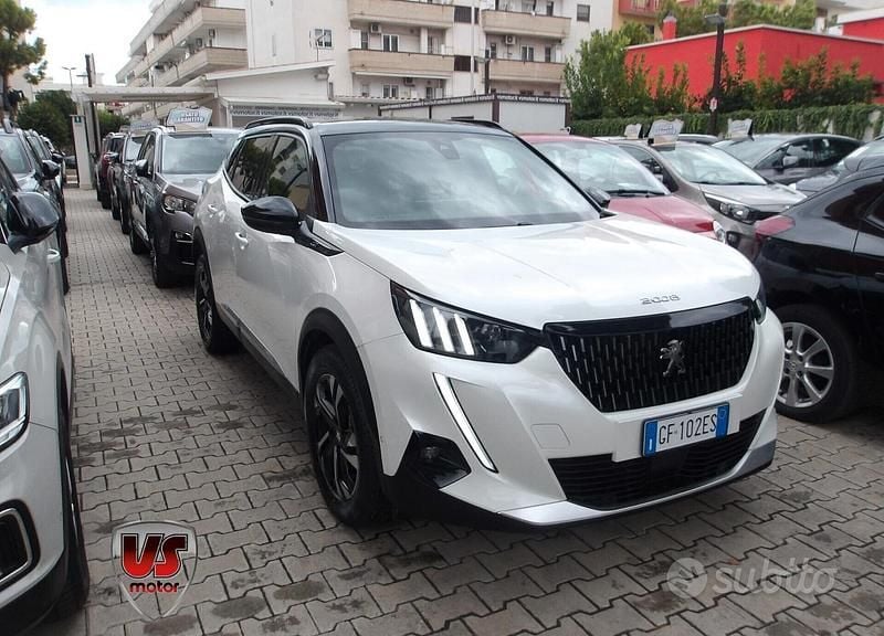 Bianco Usata 2021 Peugeot 2008 GT-line SUV | 17.999 € (Buon prezzo) - Immagine 1/4