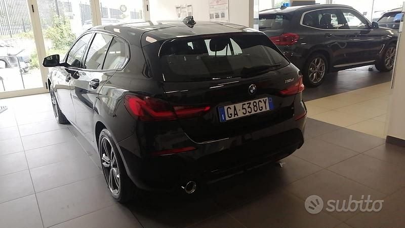 Usata BMW 116 Sport Line 116 CV (85 kW) 2020 Nero Utilitaria