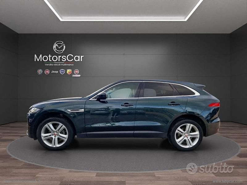 Usata Jaguar F-Pace Portfolio 180 CV (132 kW) 2016 Verde SUV