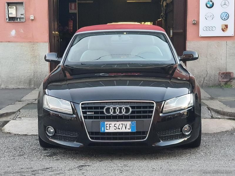 Usata Audi A5 210 CV (154 kW) 2011 Blu Cabrio