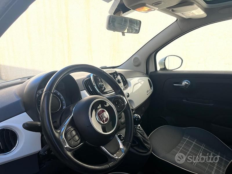 Usata Fiat 500 105 CV (77 kW) 2017 Bianco Berlina