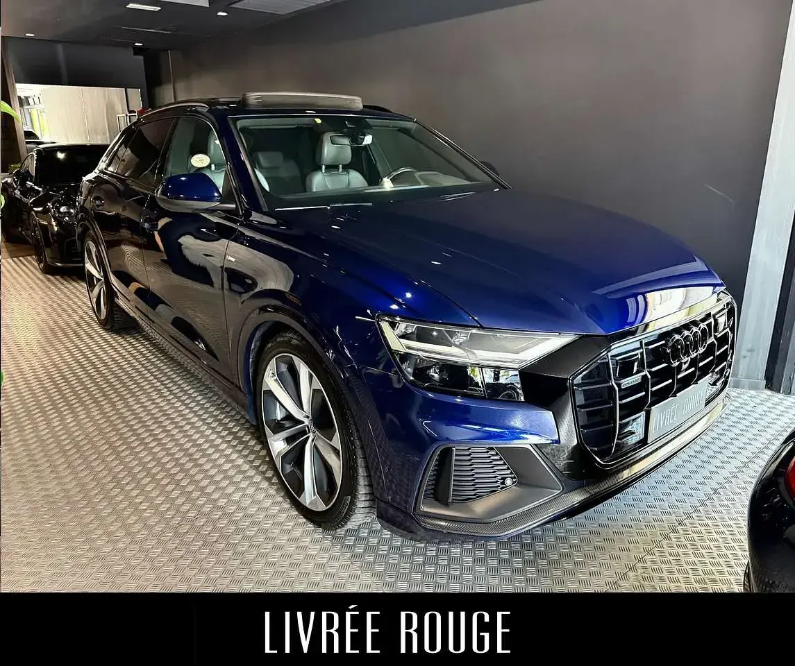 Usata Audi Q8 S-Line 286 CV (210 kW) 2020 Blu navarra SUV