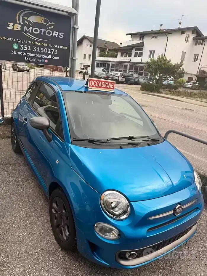Usata Fiat 500 S 85 CV (62 kW) 2019 Bluazzurro Berlina