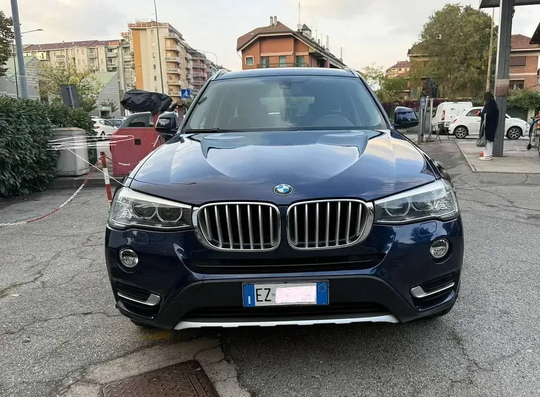 Usata BMW X3 xLine 190 CV (139 kW) 2015 Blu/azzurro SUV