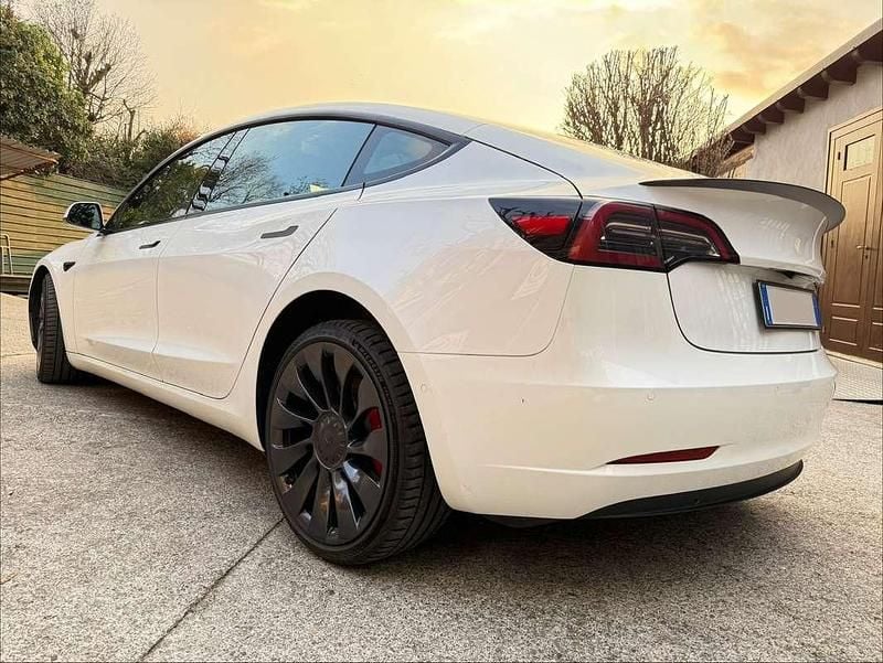 Usata Tesla Model 3 Performance 155 kW (211 CV) 2021 Bianco Berlina