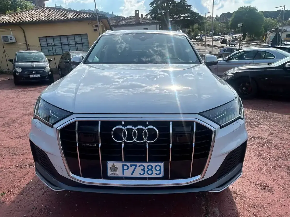 Usata Audi Q7 S-Line 286 CV (210 kW) 2022 Bianco SUV