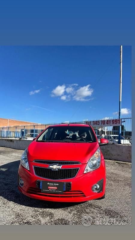 Rosso Usata 2012 Chevrolet Spark Utilitaria | 3200 € (Ottimo prezzo) - Immagine 1/4