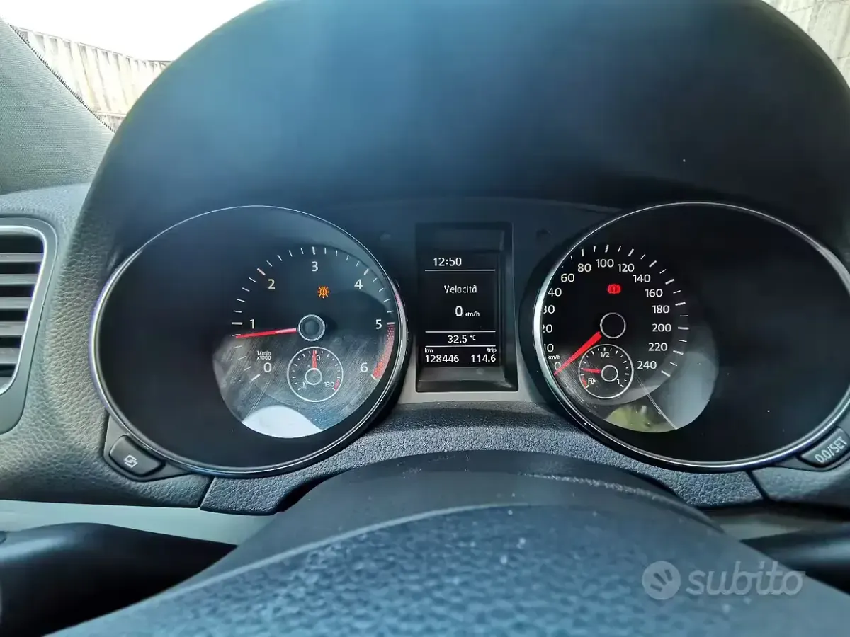 Usata VW Golf VI 110 CV (80 kW) 2008 Grigio Utilitaria