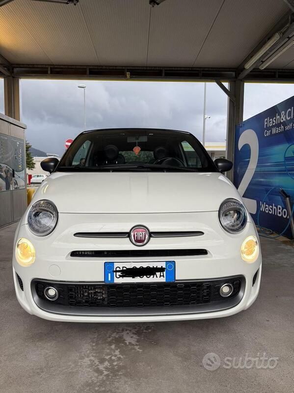 Usata Fiat 500S 95 CV (69 kW) 2017 Bianco Cabrio