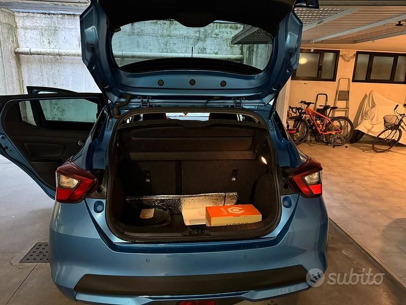 Usata Nissan Micra N-Connecta 91 CV (66 kW) 2018 Blu Utilitaria