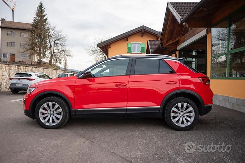 Usata VW T-Roc Sportline 190 CV (139 kW) 2019 Rosso SUV