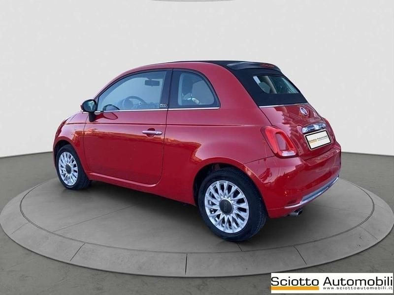 Usata Fiat 500C Lounge 69 CV (50 kW) 2016 Rosso Cabrio